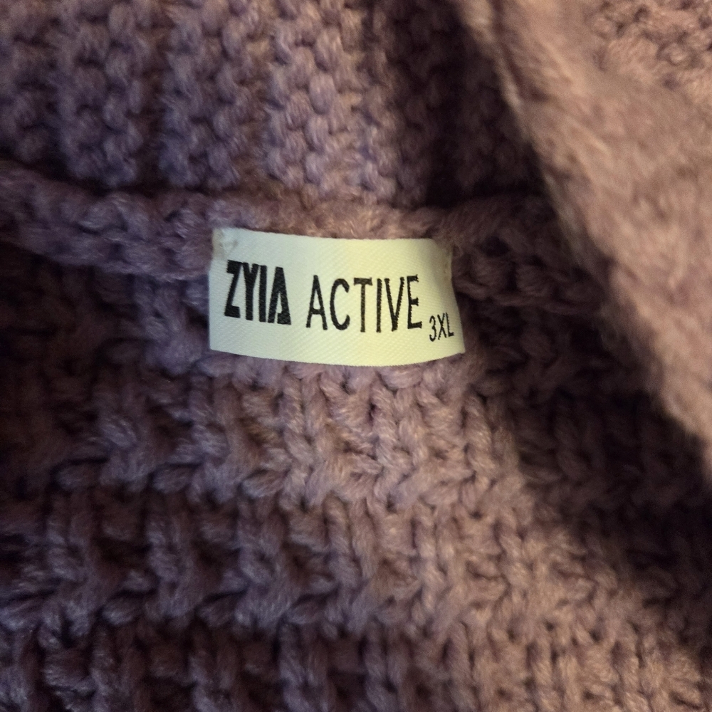 ZYIA Petra Lilac Open Front Cardigan 3X - Picture 6 of 7